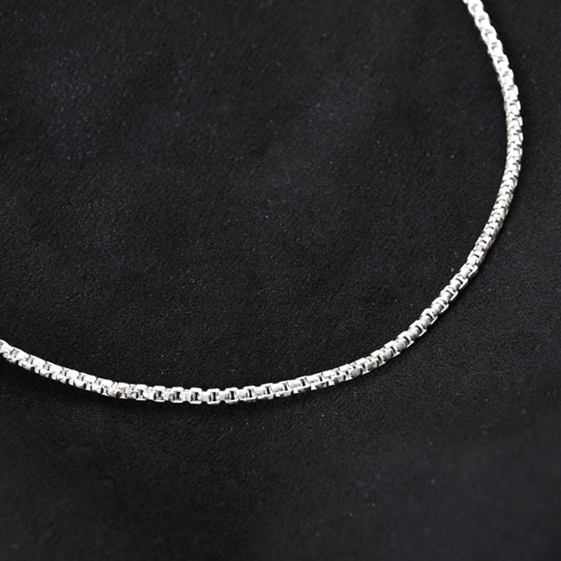 Silver Stellan Men Chain Necklace in 24 inches