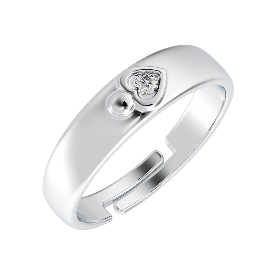 Silver Spade Ring