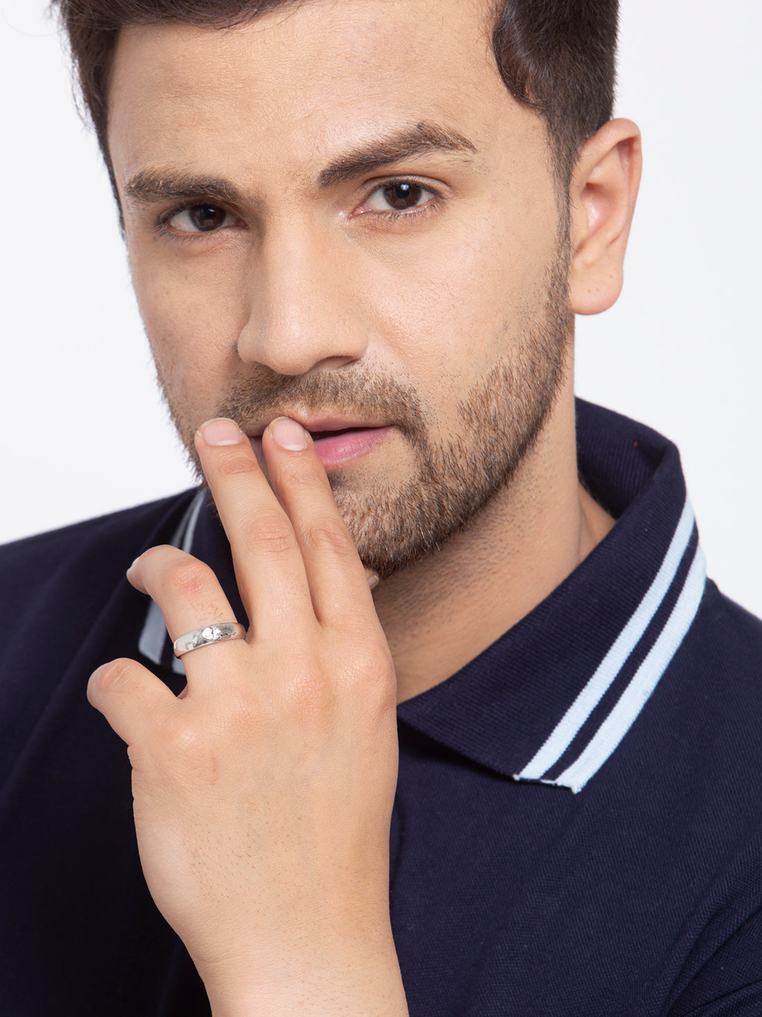 Silver Spade Ring
