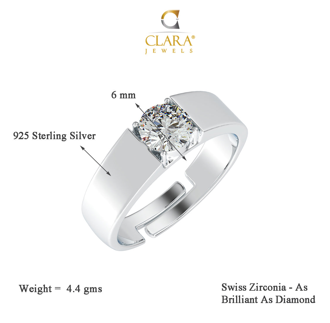 Silver Luca Ring